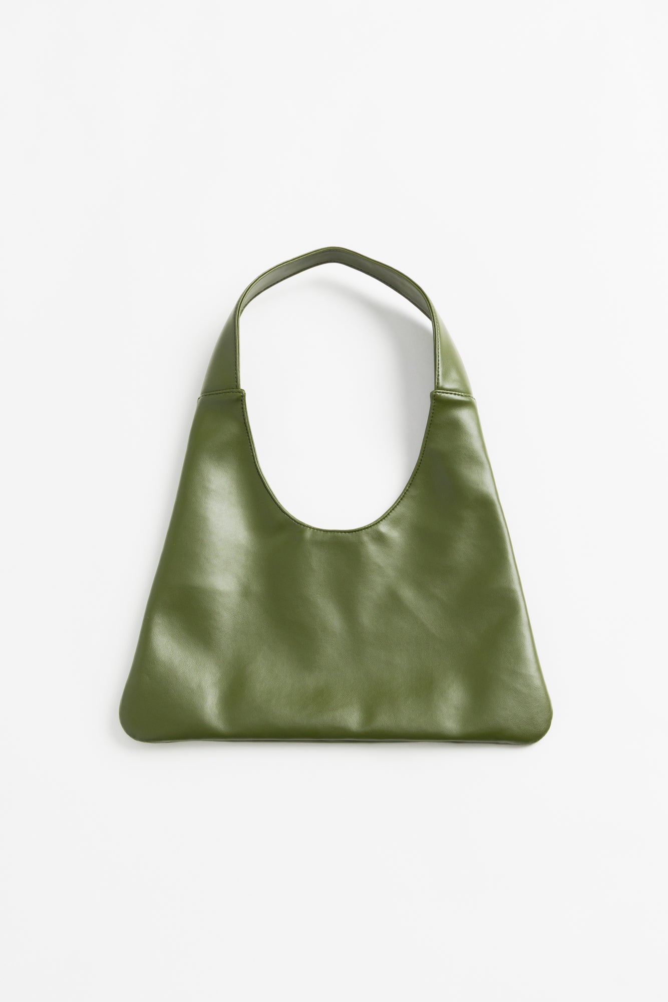 Agave Triangular Tote - Dark Green