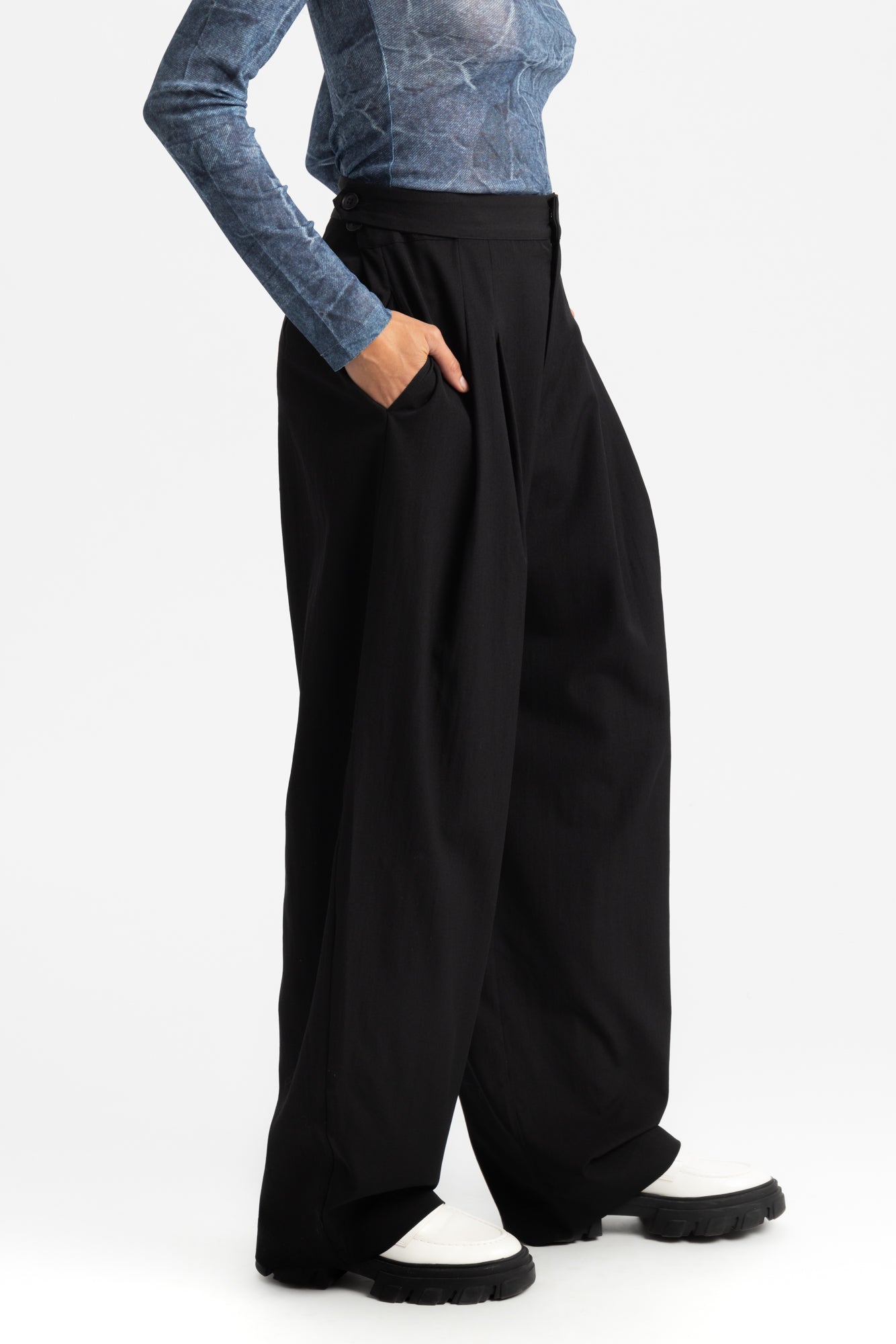 Adjustable Pants - Black