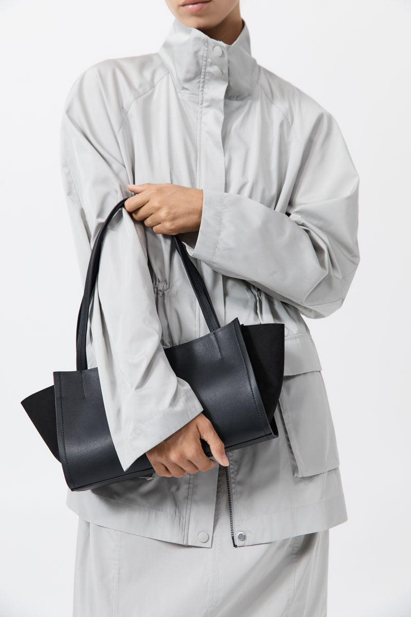 Slim Wonton Tote - Black