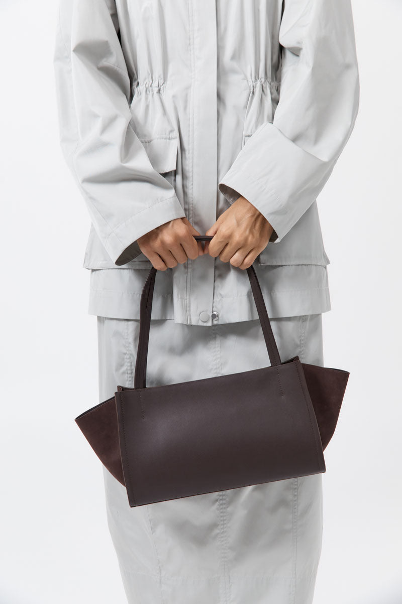 Slim Wonton Tote - Coffee