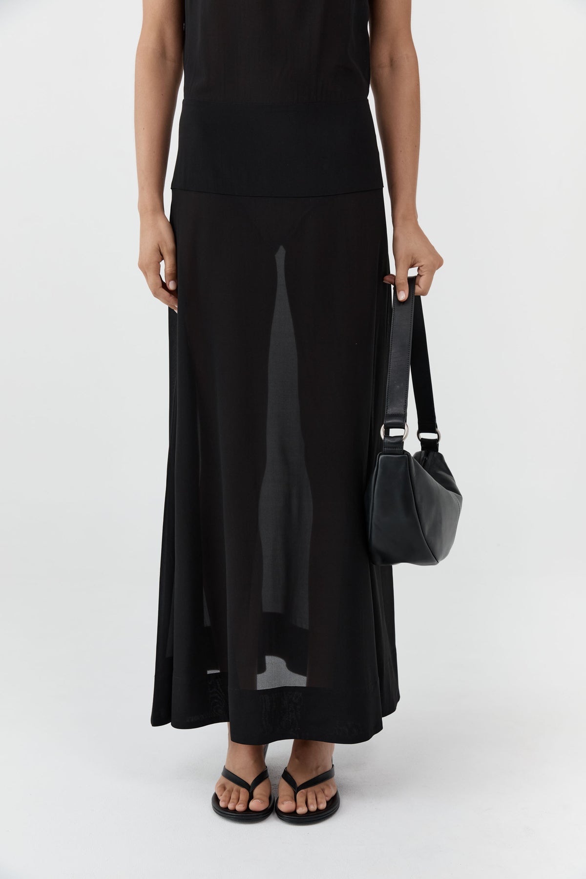 Utility Crescent Bag - Black