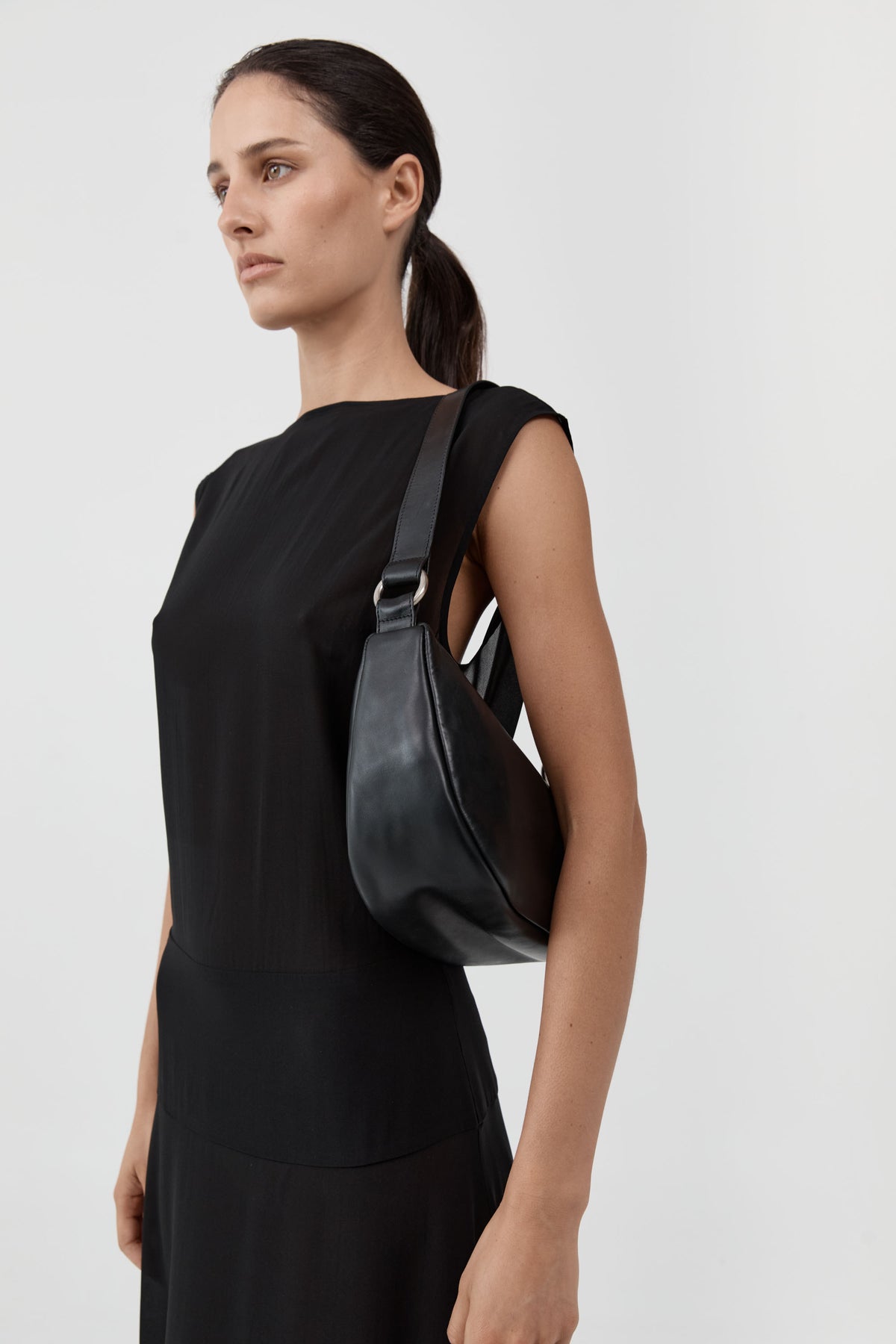 Utility Crescent Bag - Black
