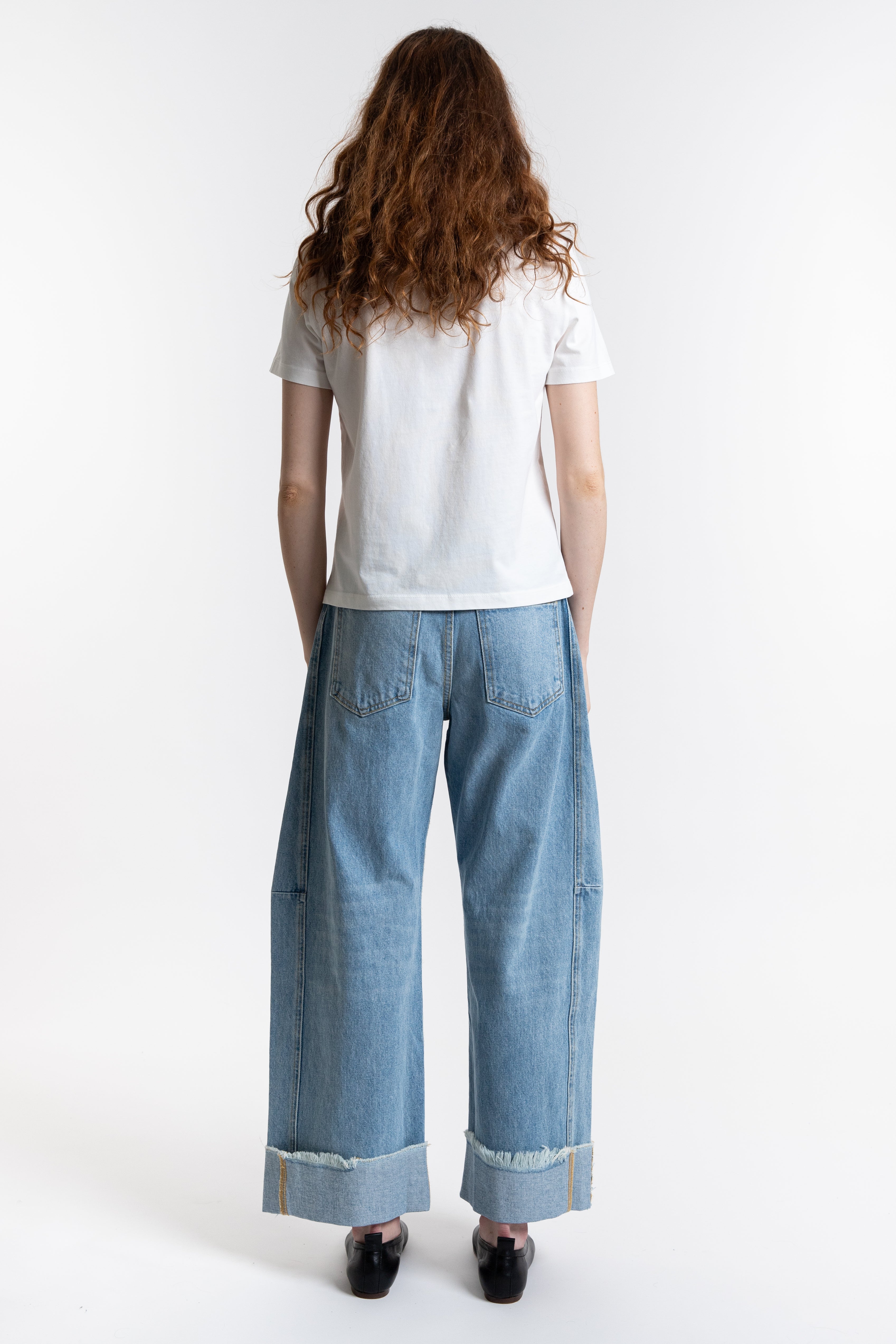 Blurry Flower Ida Tee - White