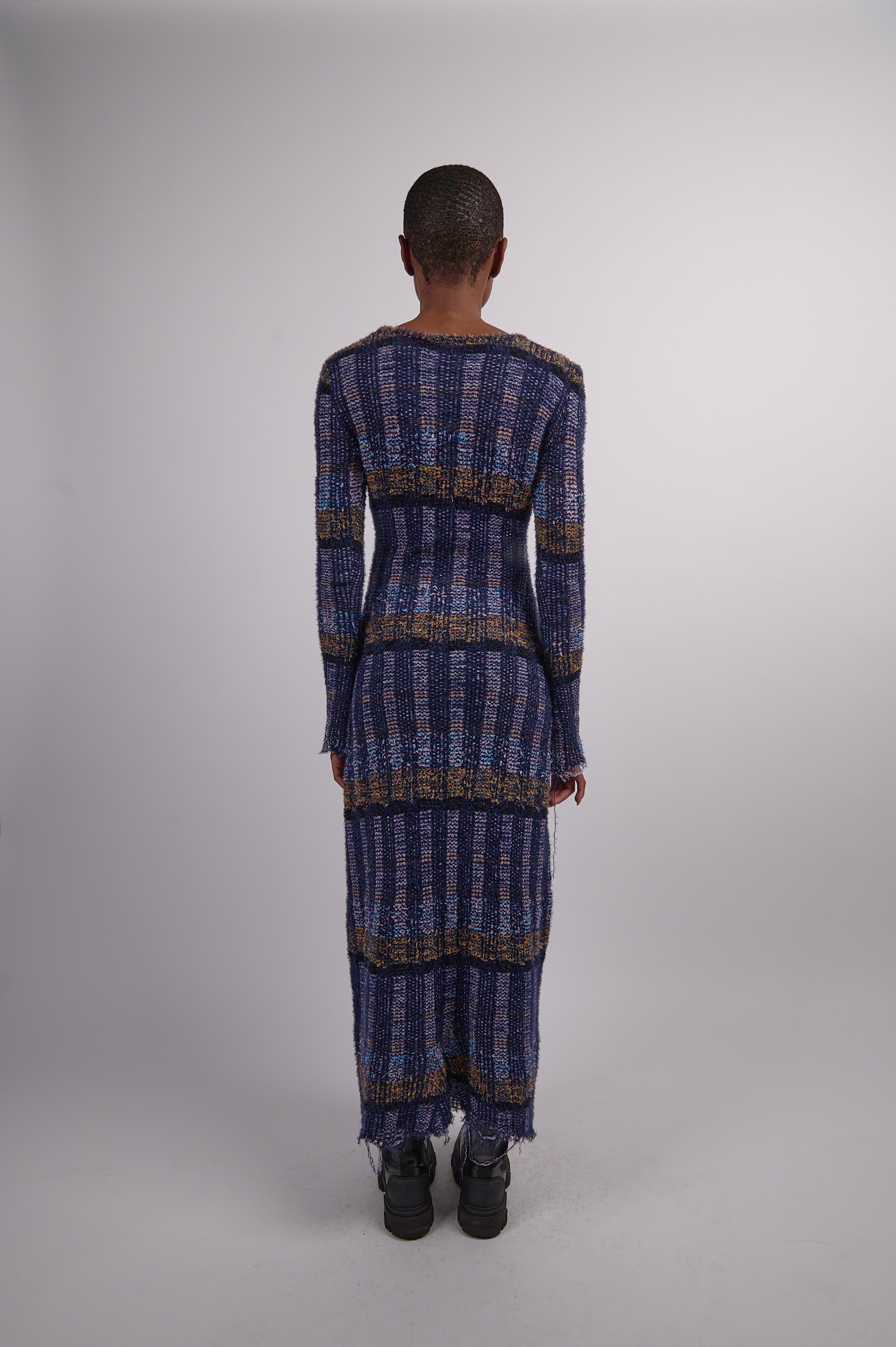 Yuri Dress - Vitelli Purple Plaid