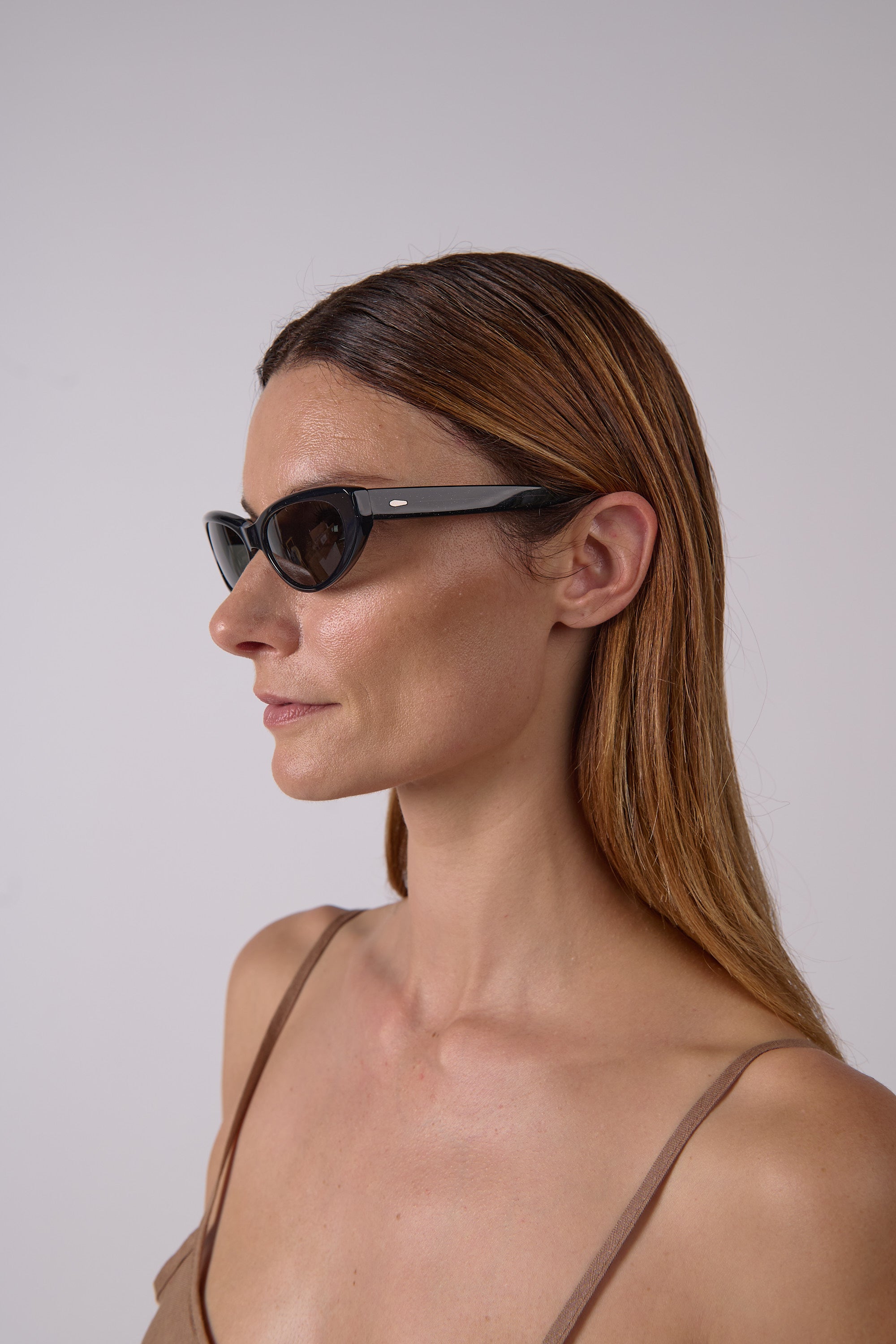 The Petal Bomb Sunglasses - Black Moondust
