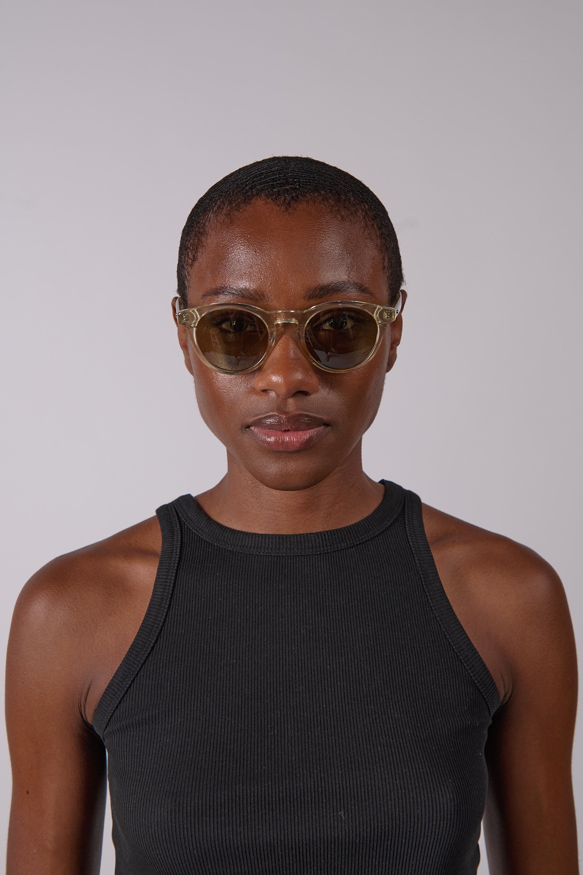 The Shake Appeal Sunglasses - Crystal Champagne