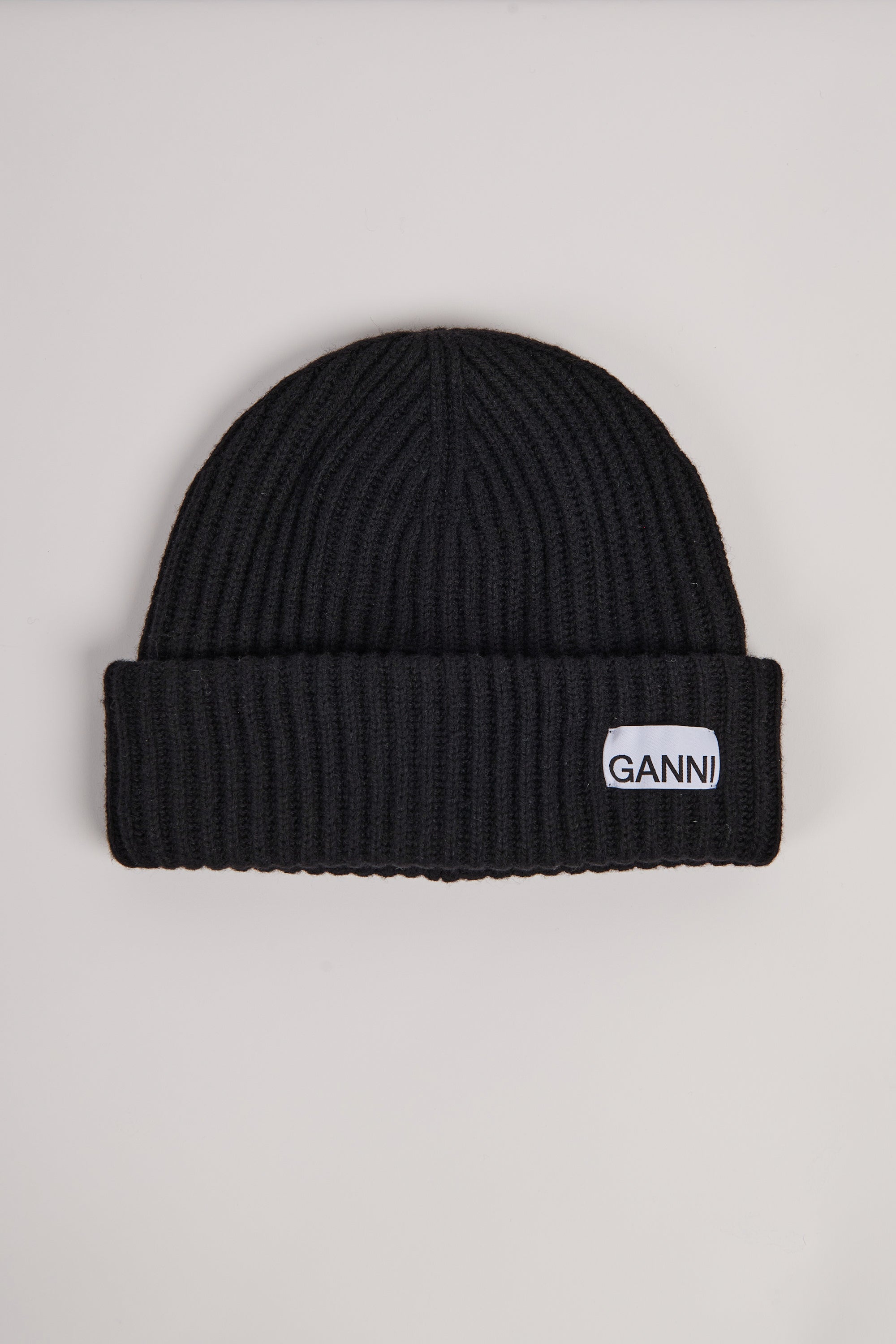 Structured Rib Beanie - Black