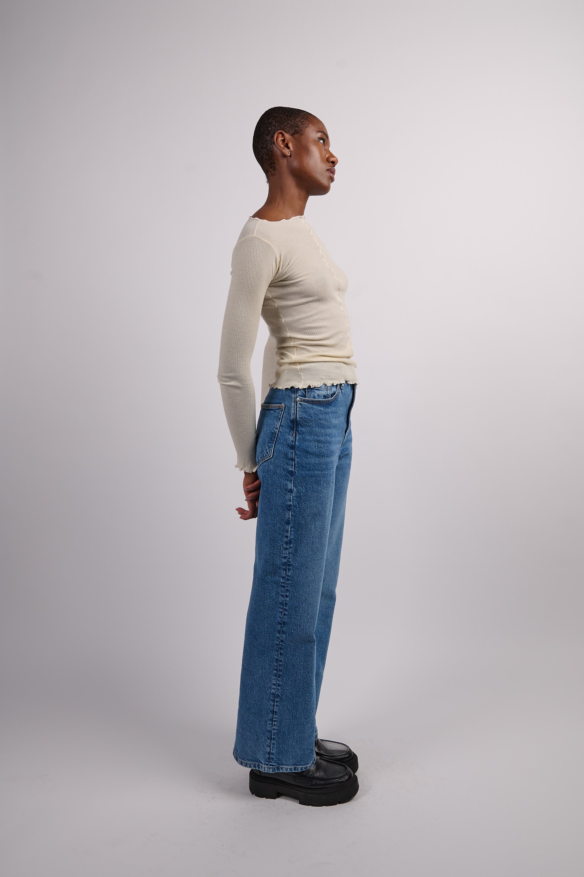 Ellie High Wide Leg Jean - Destiny