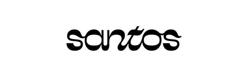 Santos brand logo in black text