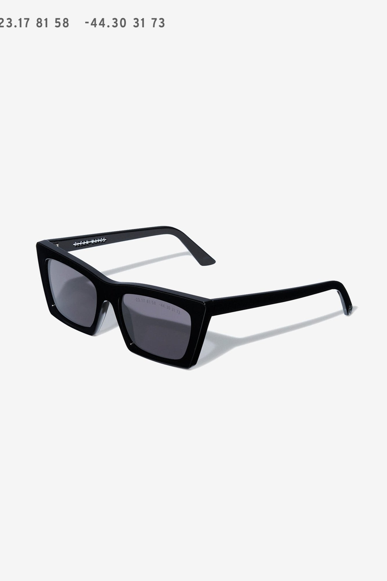 Type 4 Cat Eye Sunglasses - Black