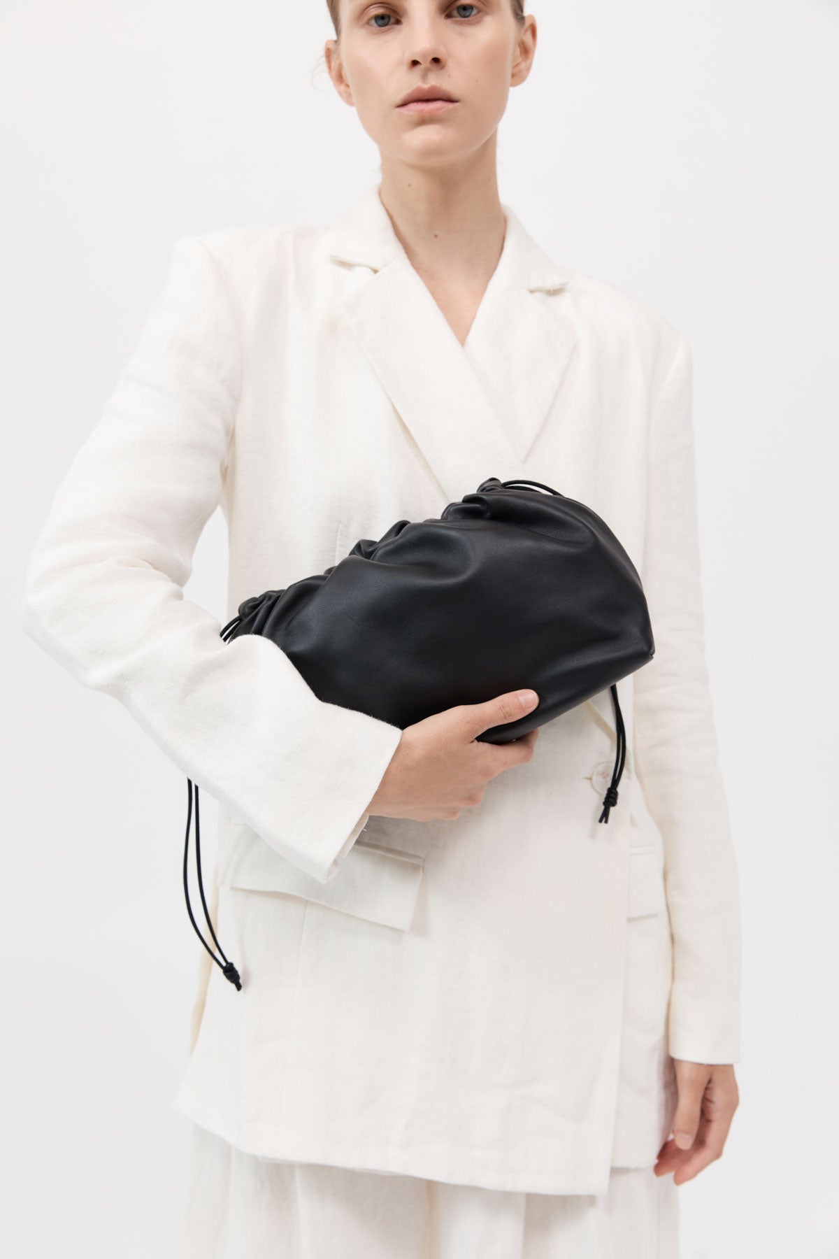 Soft Drawstring Bag - Black