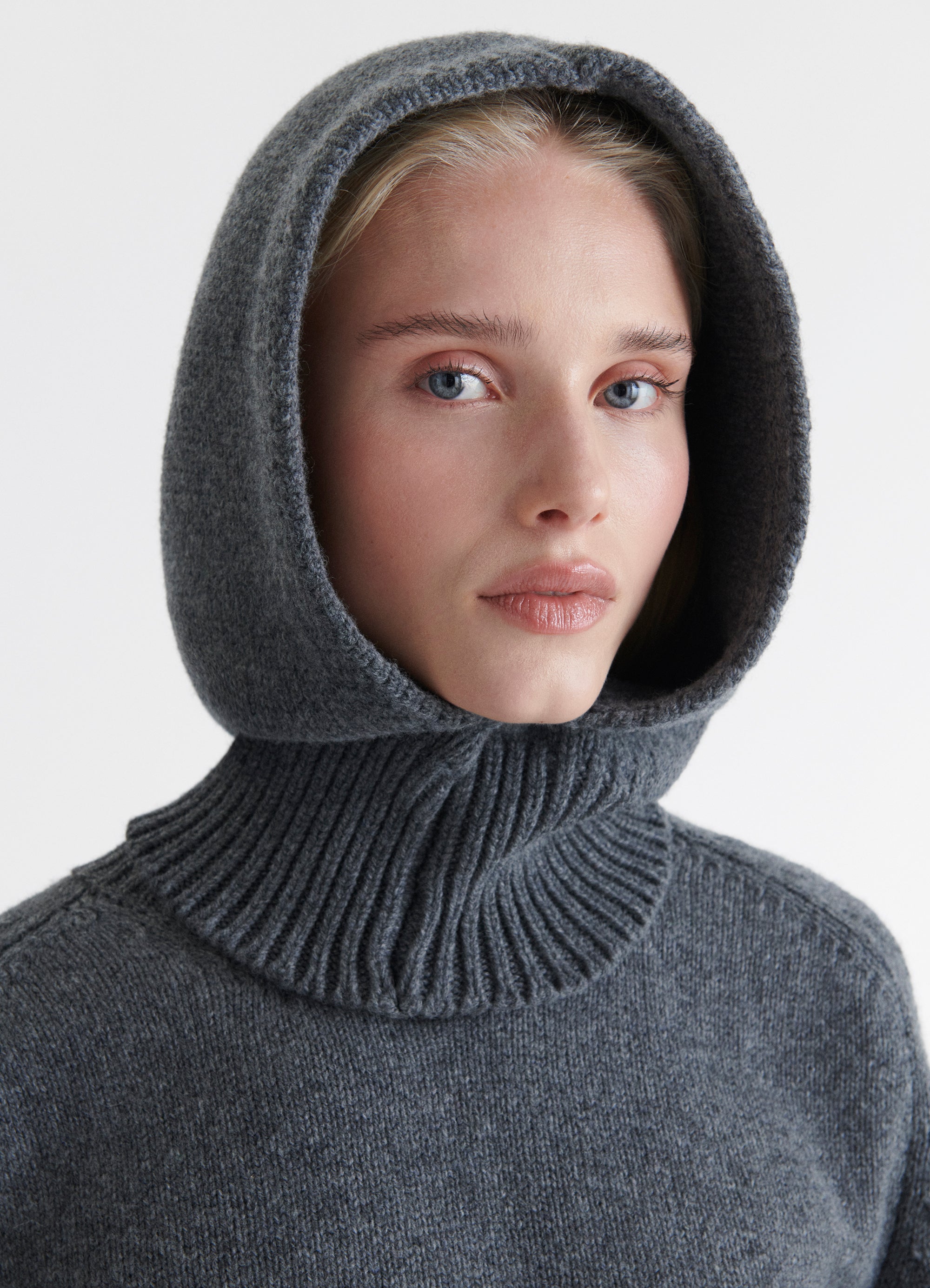 Plain Hood - Grey