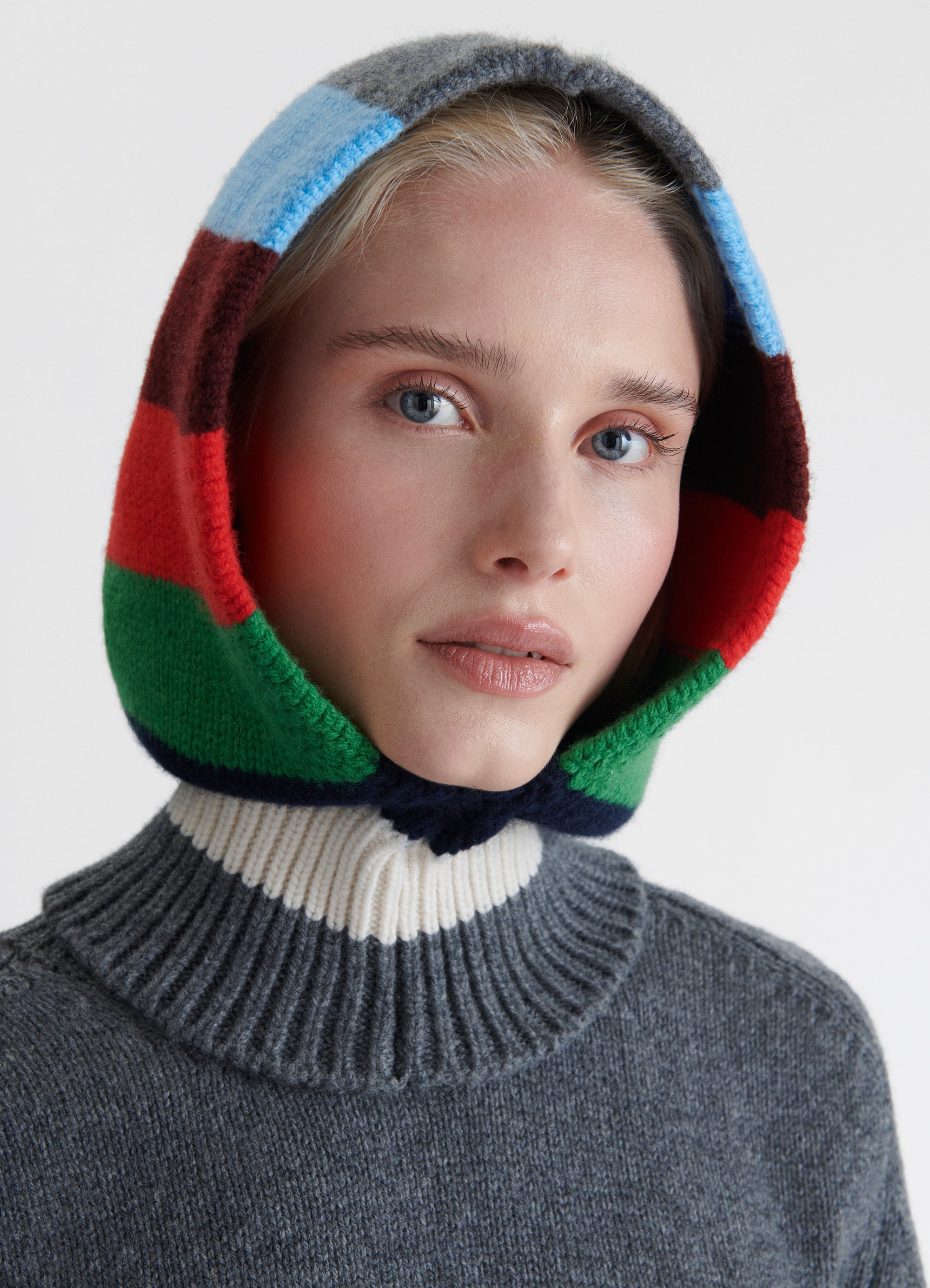 Striped Hood - Multi-Stripe