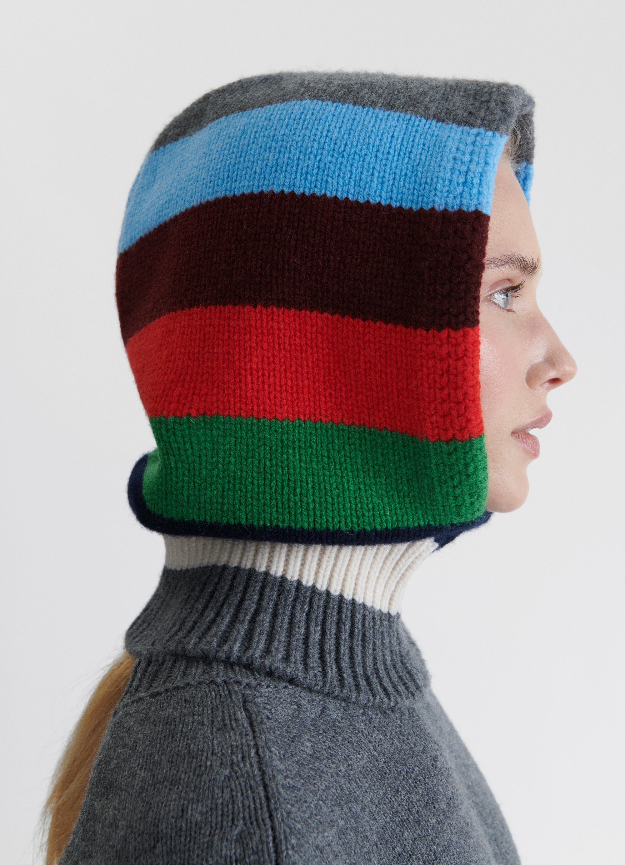 Striped Hood - Multi-Stripe